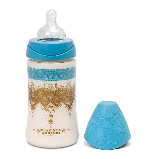 Mamadera Suavinex  Couture 270ml 3p Fisiol Silic Flaber