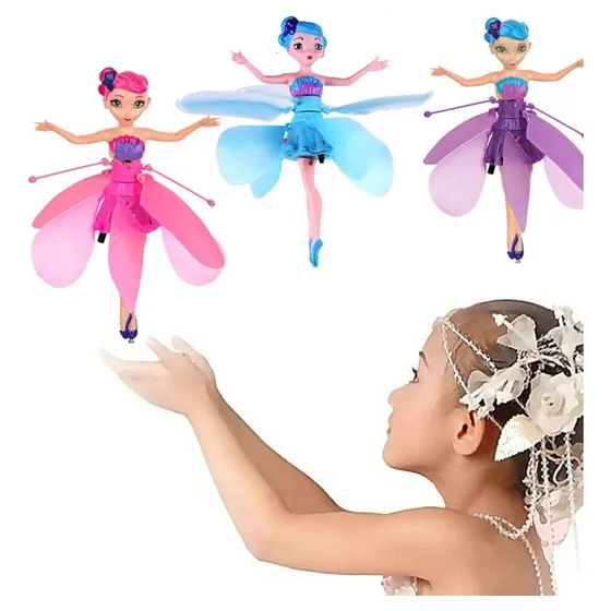 Muñeca Hada Voladora Juguete Princesa Voladora