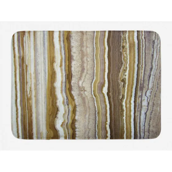 Alfombrilla Baño Marmol Linea Vertical Raya Borrosa Color X