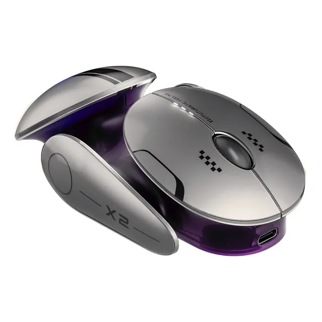 Inphic X2 Mouse Gamer Inalámbrico Silencioso Tres Modos Rgb