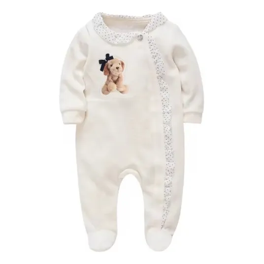 Enterito Pijama En Plush Bebe Rn Con Vinchas De Regalo