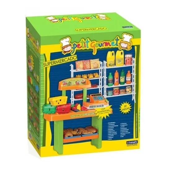 Supermercado Petit Gourmet Caja Registradora Sonido Infantil