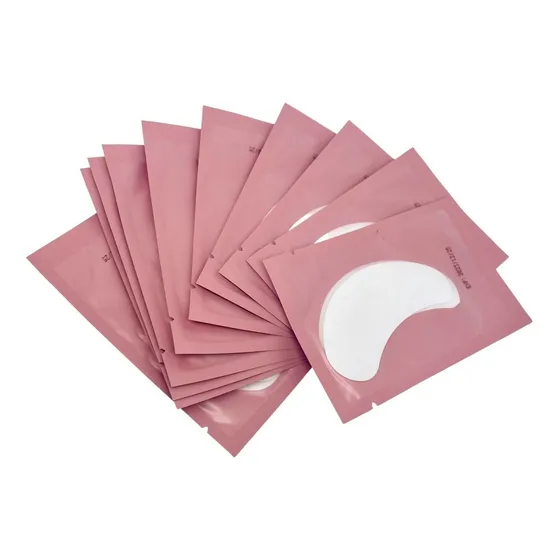 100 Pares Protetor Pálpebra Pad Gel Alongamento Cílios