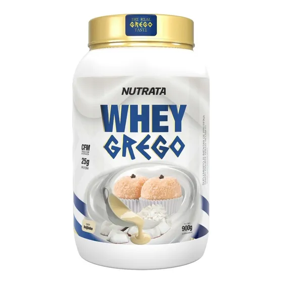Whey Grego - 900g - Sabores - Nutrata Sabor Beijinho