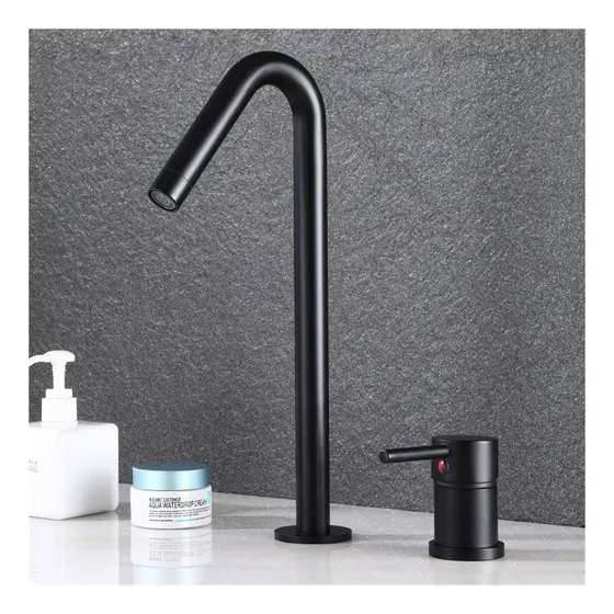 Grifo Lavabo Dorado Cepillado 5 Color Una Sola Manija Para