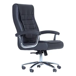 Cadeira Escritorio Presidente Premium Nr17 150 Kg Ergonomica Couro Sintético Molas Ensacadas Modelo California Fratini Cor Preto Cadeira Escritorio Presidente Premium Nr17 150 Kg Ergonomica Couro Sintético Molas Ensacadas Modelo California Fratini Cor Preto