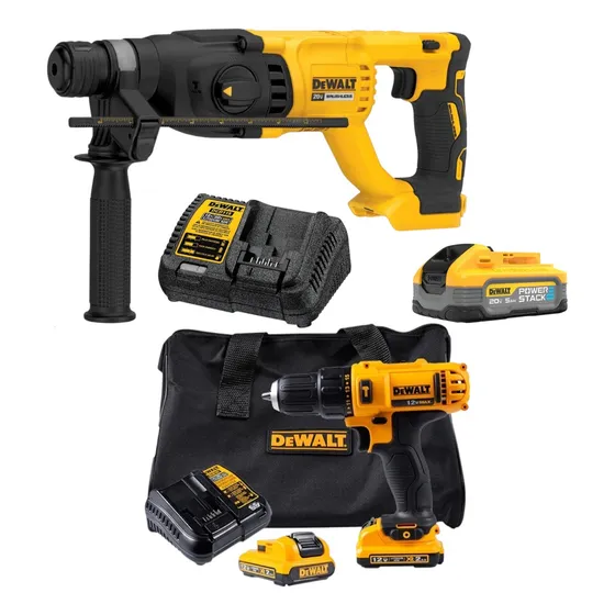 Kit Dewalt Rotomartillo Percutor Sds + Taladro Atornillador