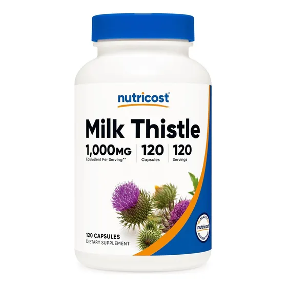 Cardo Mariano / Cardo Lechoso 1000 Mg 120 Cápsulas Nutricost