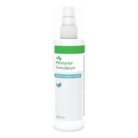 Granudacyn Solução Limpeza De Feridas Spray 250ml -molnlycke