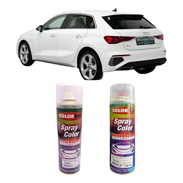 Spray Tinta Automotiva Personalizada + Verniz Prontos P/ Uso