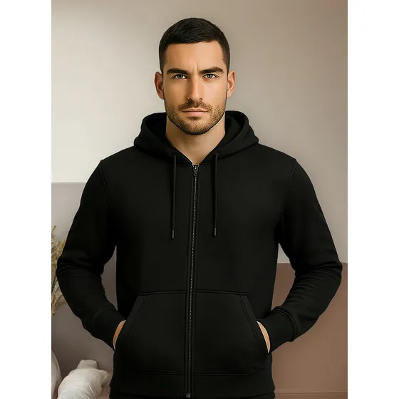 Casaco Moletom Aberto Blusa De Frio Ziper , Otima Qualidade