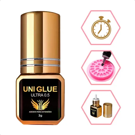 Cola Adesivo Unilashes Uni Glue Active 0.5 Alta Umidade 3g