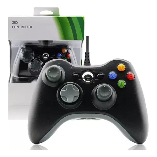 Controle para Xbox 360 Com Fio Joystick Pc Compativel Com Xcloud