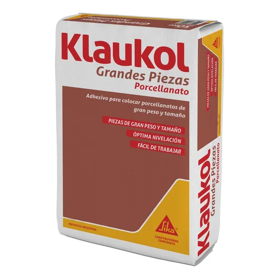 Pegamento Adhesivo Klaukol Porcelanatos Grandes Piezas 25kg