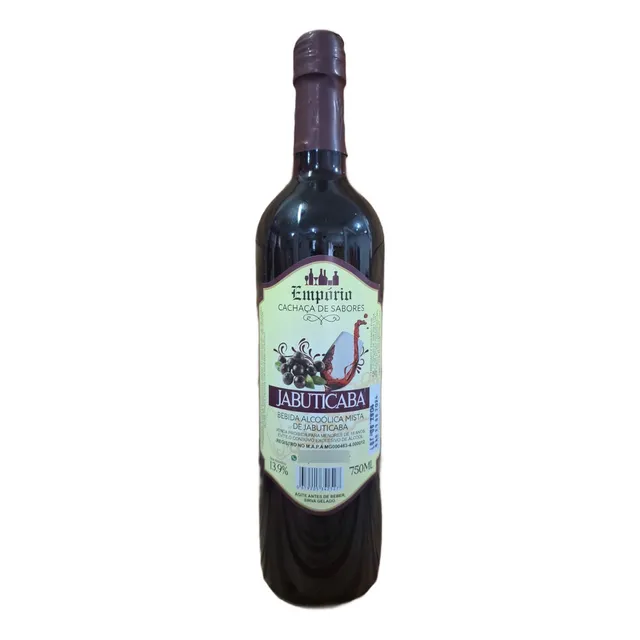 Cachaça Tradicional Sabor Jabuticaba Garrafa 750ml