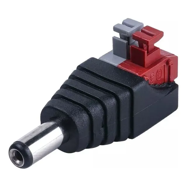20 Adaptadores Conector Plug Jack Cctv 3.5 Mm Macho Jr52x