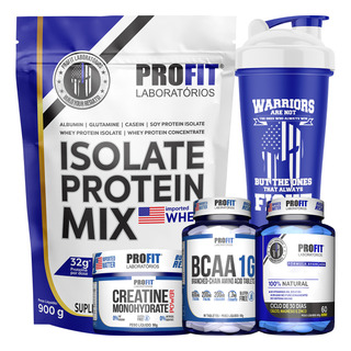 Whey Isolate Mix + Bcaa + Creatina+ T E S T O + Coq - Profi Whey Isolate Mix + Bcaa + Creatina+ T E S T O + Coq - Profi