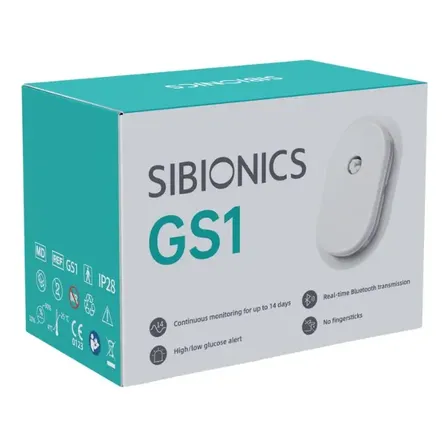 Sibionics Gs1 - Sistema De Monitoramento Glicose Cepalab Azul-petróleo
