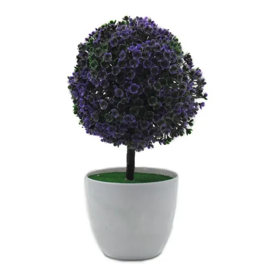 Planta Maceta Decorativa Arbolito Arbol - Violeta