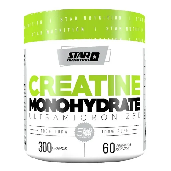 Star Nutrition Creatina Monohidrato Pura Sin Sabor X 300 Gr