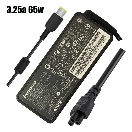 Cargador Para Laptop Lenovo Original Punta Pin-usb 20v 65w