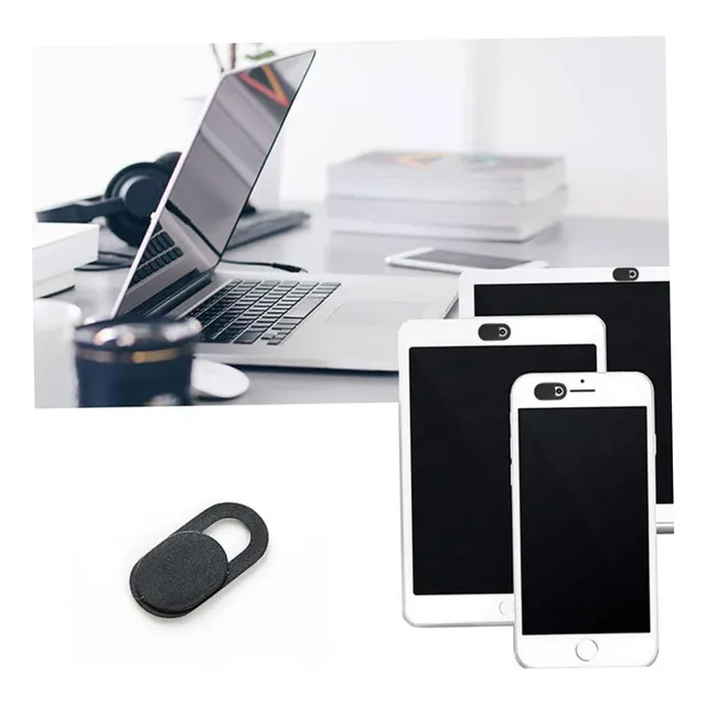 Tapa Camara Notebook Celular Laptop Webcam Cover Negro 