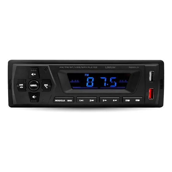 Autoestereo Coche Carro Radio Am Fm Car Mp3 2 Usb Bt