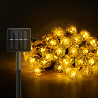 Guirnaldas De Luces Led Solares Exterior 10m Navidad 2pcs Guirnaldas De Luces Led Solares Exterior 10m Navidad 2pcs