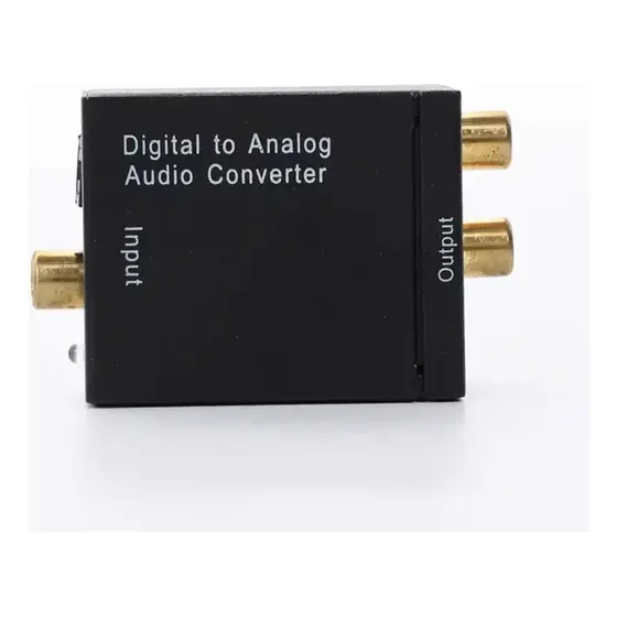 Adaptador Convertidor Optico A Rca Analogico 3.5 Audifonos