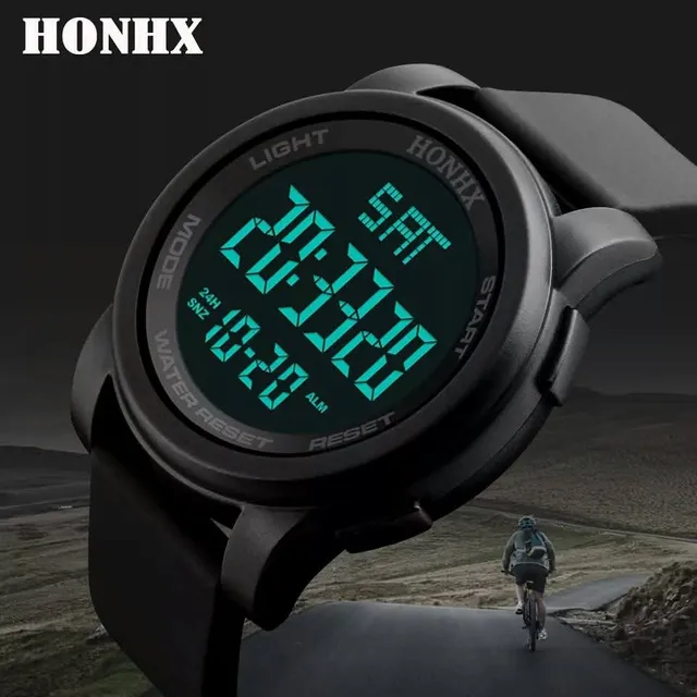 Reloj Digital Original Tactico Militar Con Luz Led
