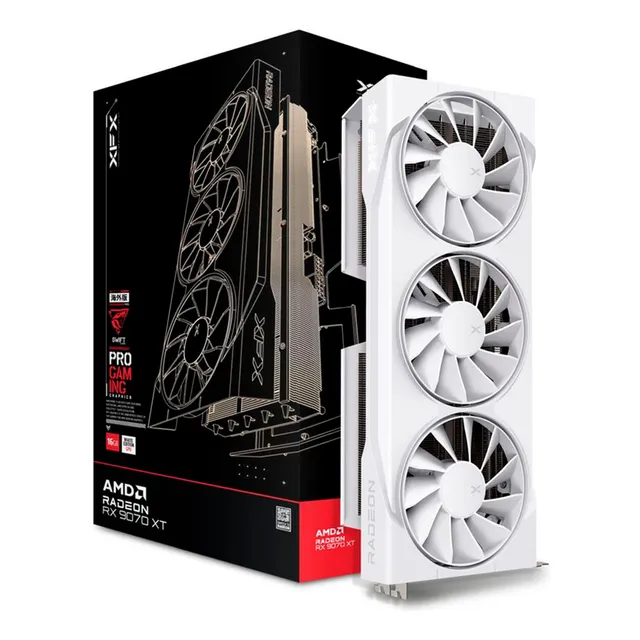 Tarjeta De Vídeo Xfx Swift Amd Radeon Rx 9070xt 16gb Gddr6 Rx-97Tswf