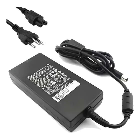 Fonte Notebook Dell La180pm180 cor preto 180w 19,5v 9.23a Voltagem De Entrada 110/220v Bivout