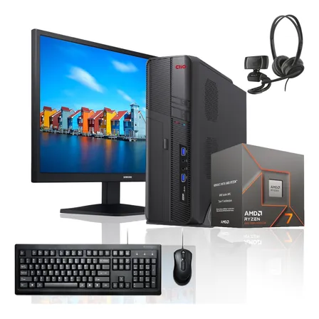 Pc Mini + Mon 22 + Perif: Amd 8700g 16gb 500gb Radeon 780m 16 Gb