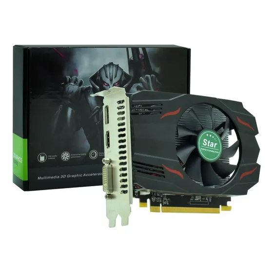 Placa De Vídeo Amd, Radeon Rx550, 4gb Gddr5 - Star