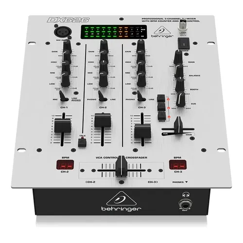 Pró Mixer Behringer Vmx 300 Usb Dj 3 Canais | MercadoLivre