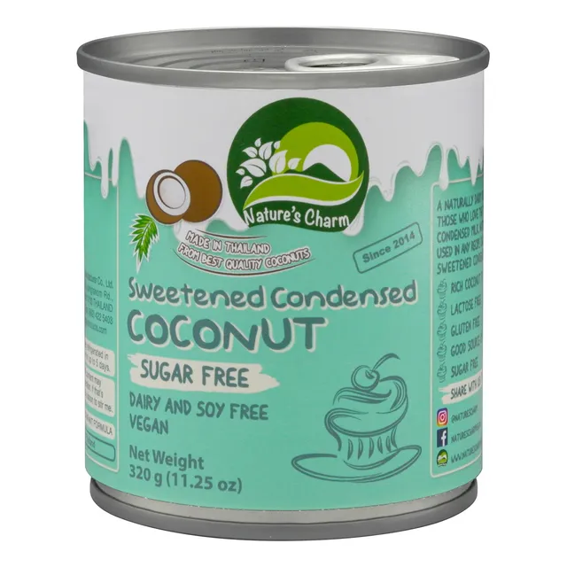 Alimento Condensada De Coco Sin Azúcar 320g. Agronewen