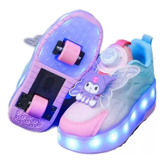 Kuromi Patines De Ruedas De Dos Ruedas Con Luces Led 2024