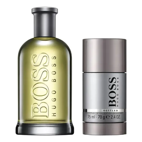Set Boss Bottled Hugo Boss 2 Pz Hombre (200ml + Desodorante)