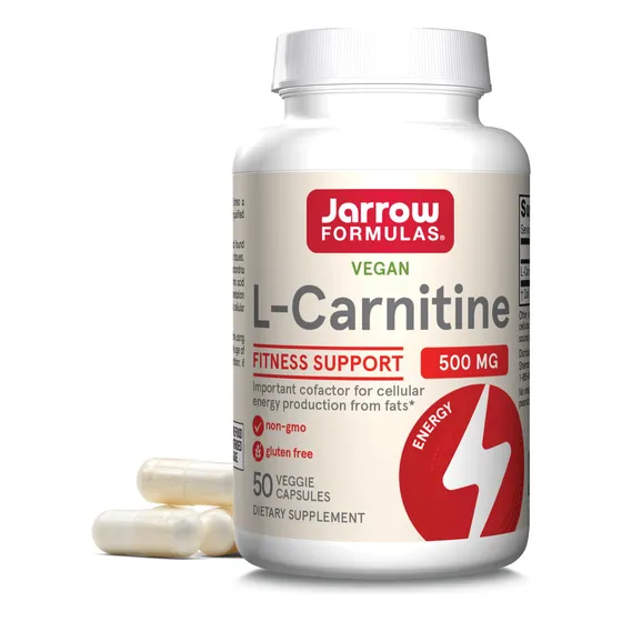L-carnitina Jarrow Formulas® 500 Mg, Suplemento Dietético, S