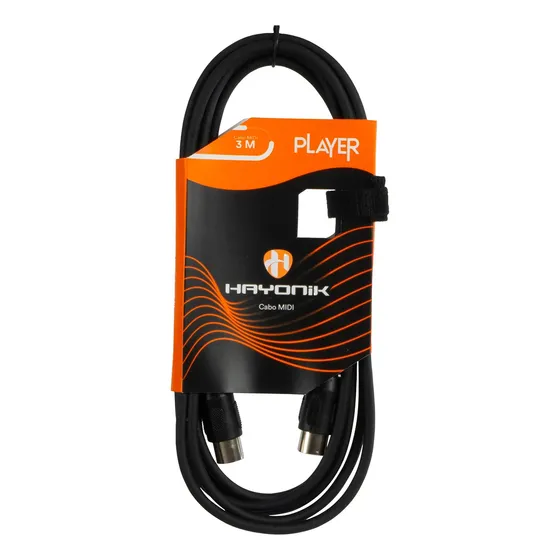 Cabo Hayonik Midi Para Instrumentos Player 3m 5 Pinos