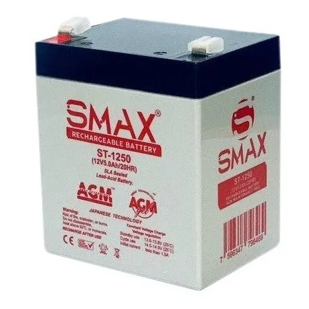 Batería Recargable 12v 4ah / 4,5ah / 5ah Amp, Smax