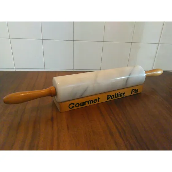 Rodillo Grande De Cocina Repostero Pizzero De Mármol Nuevo