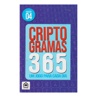 Livro 365 Criptogramas Ed. 04 Passatempos Exercícios Mentais Memória, 288pgs Livro 365 Criptogramas Ed. 04 Passatempos Exercícios Mentais Memória, 288pgs