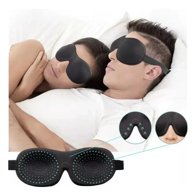Antifaz Mascara 3d Para Dormir Viajar Relax Sueño 1 Und