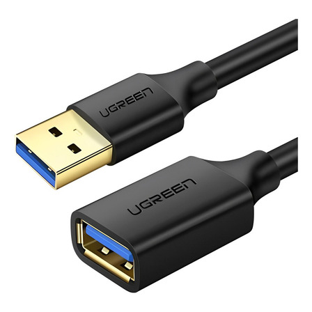 Cabo Usb Ugreen Extensor Usb 3.0 Macho/fêmea 5 M Preto Cabo Usb Ugreen Extensor Usb 3.0 Macho/fêmea 5 M Preto