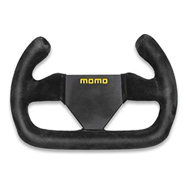 Volante Momo R1922c/25s (mod 12 Corte Gamuza Negra), 1 Pack