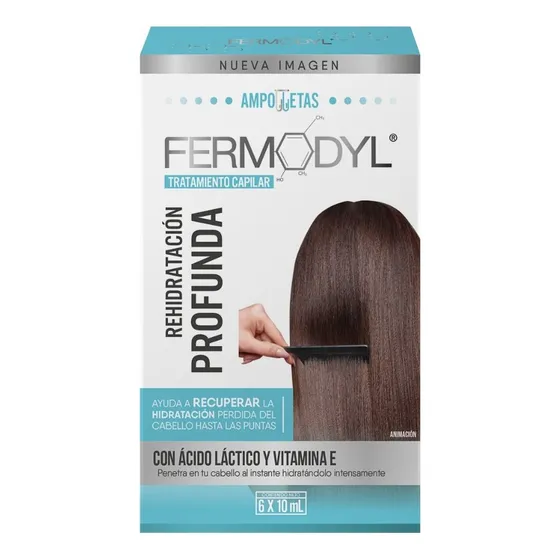 Tratamiento Capilar Ampolletas Fermodyl Vitamina E 6 X 10 Ml