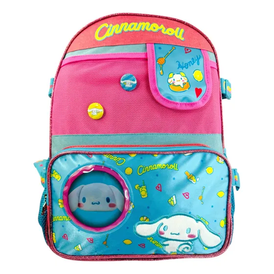 Mochila Infantil Ruz 186008 Color Agua Diseño Cinamoroll 20l
