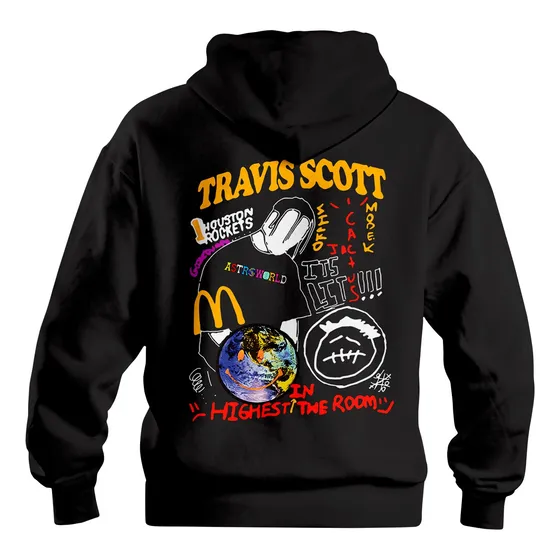 Blusa De Moletom Estampado Várias Cores Travis Scott Top