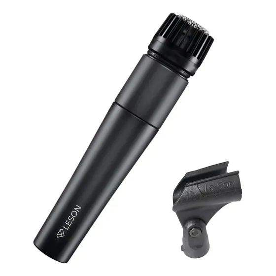 Microfone Dinâmico P/ Instrumentos Profissional Leson Sm57 